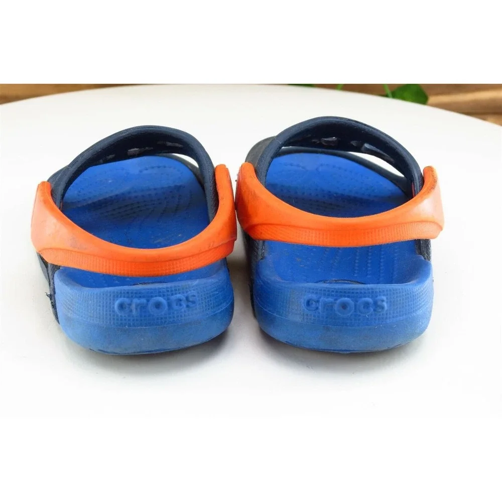 Crocs‎ Toddler Boys 6-7 Medium Blue Clog Synthetic